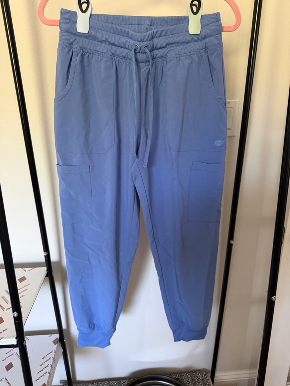 Women’s dickies Jogger scrub Pants in Light Blue